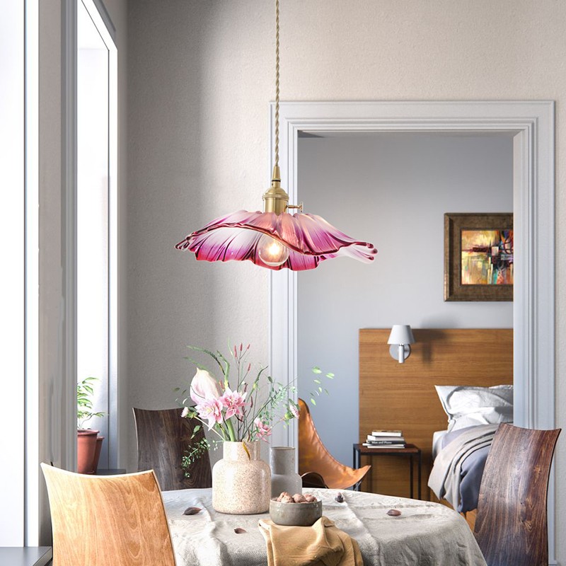 Blaast op Identiteit Canberra Lotus Glazen Hanglamp|Hanglampen|Simig Lighting
