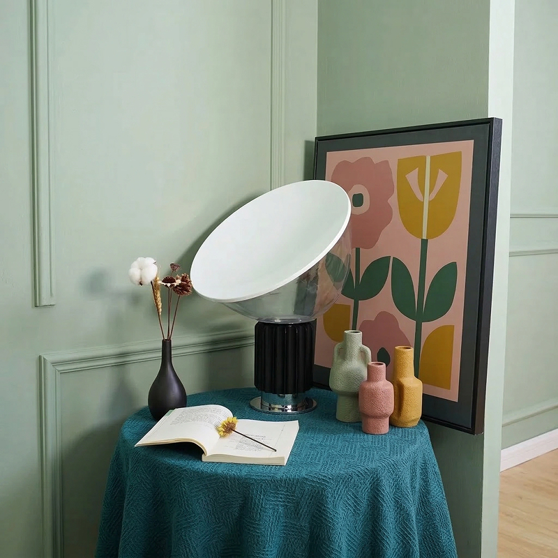 Bowlum table lamp in a styled living area