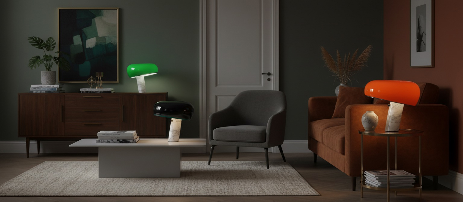 Slantia Amusing Ploy Table Lamp in a living room scene