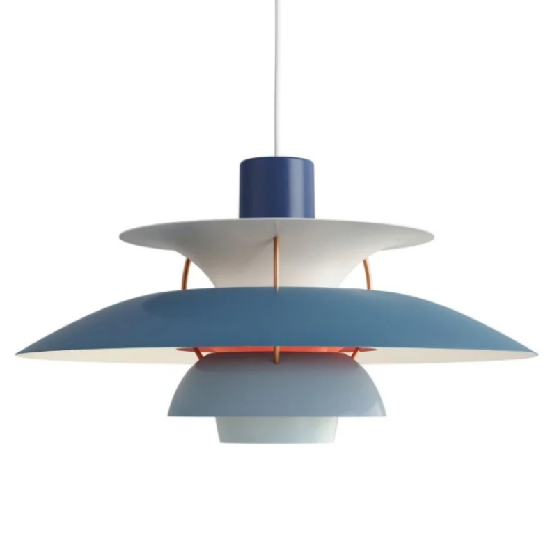 Layora pendant light blue and warm-tone shade detail