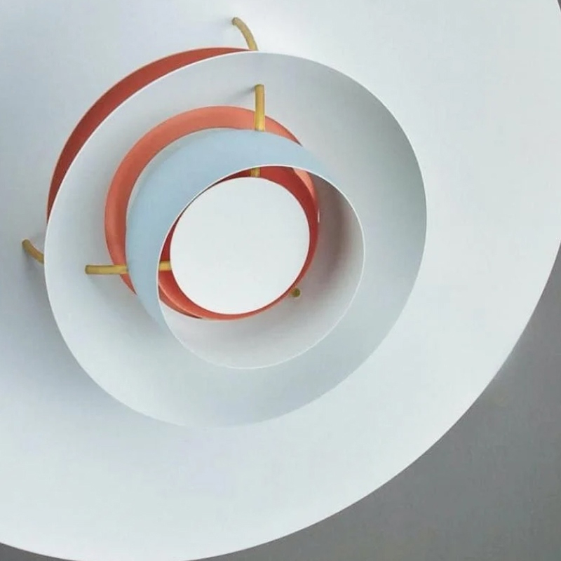 Underside detail of Layora pendant light shades