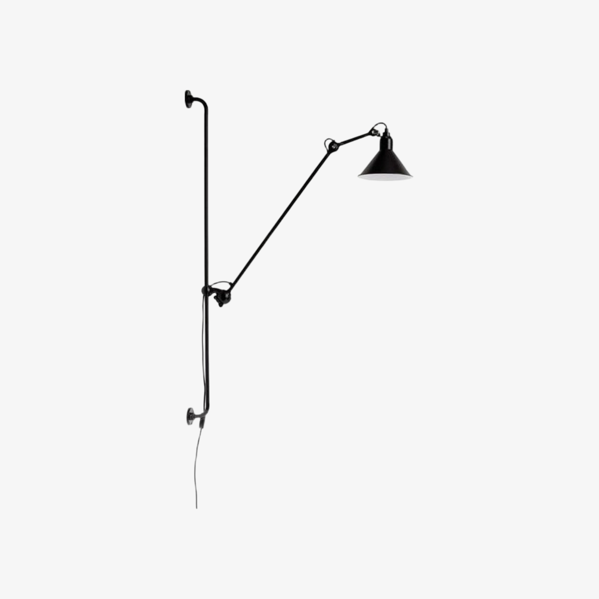 E-Small-Black Articula wall lamp model