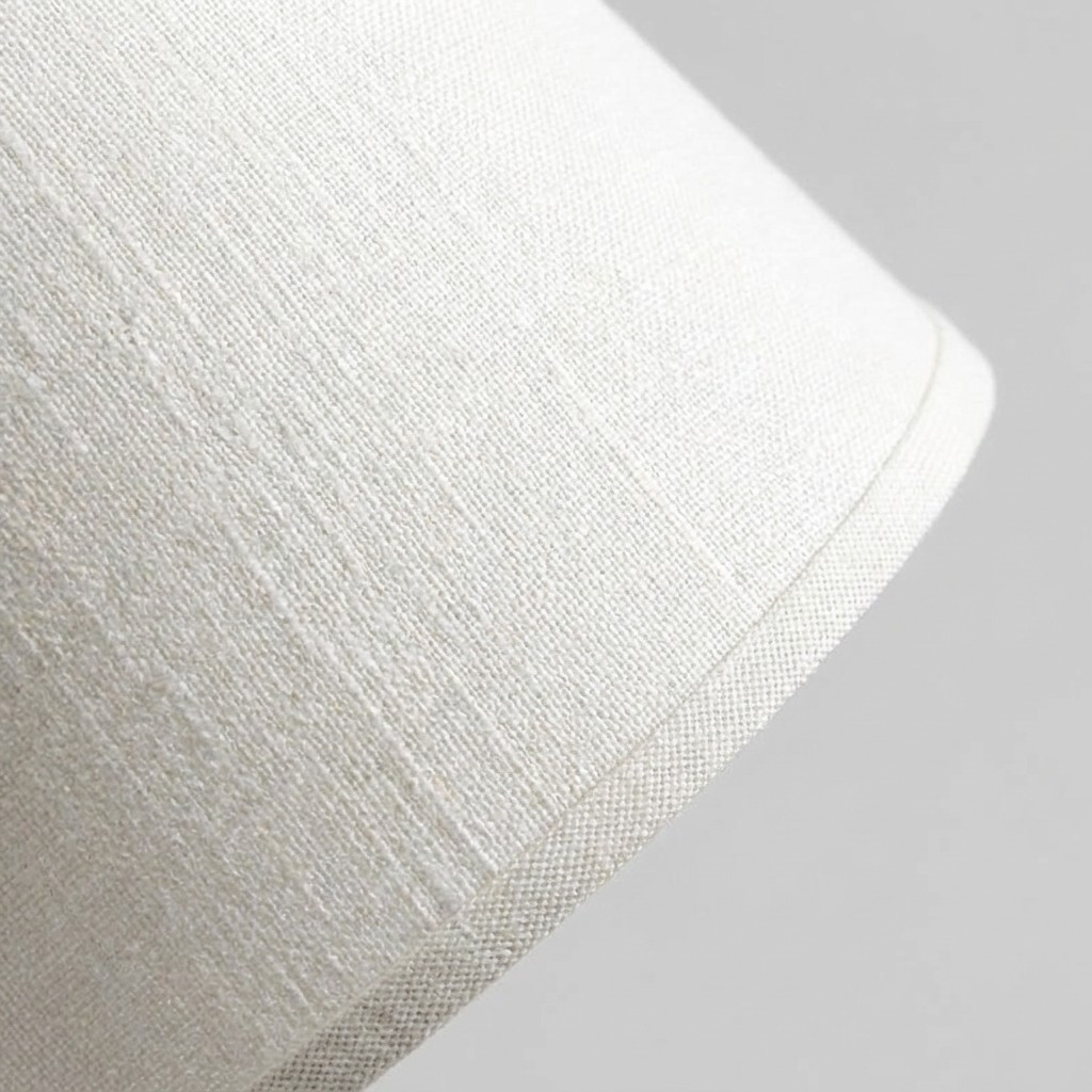 Fabric lampshade close-up