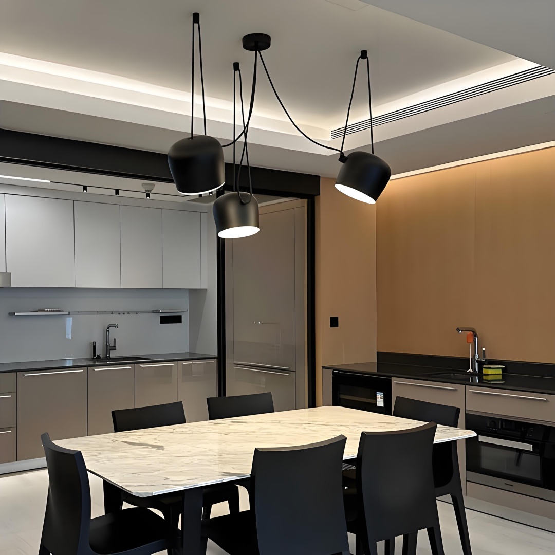 Aim pendant light kitchen scene