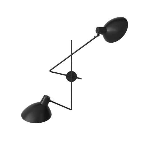 Nordic Minimalist twin wall light product outline
