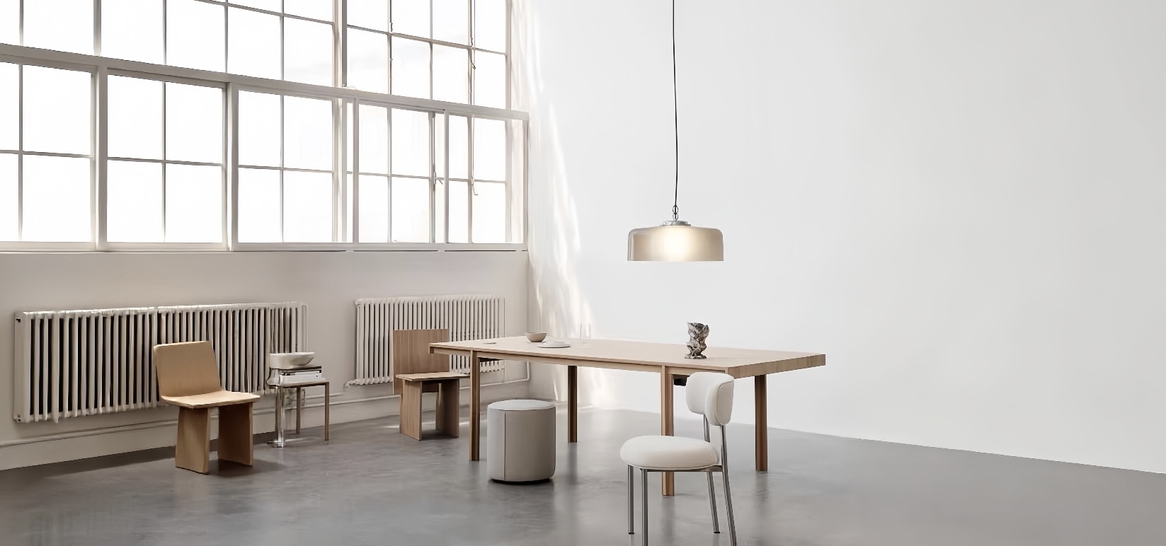 Model 2050 Pendant Light in a dining space