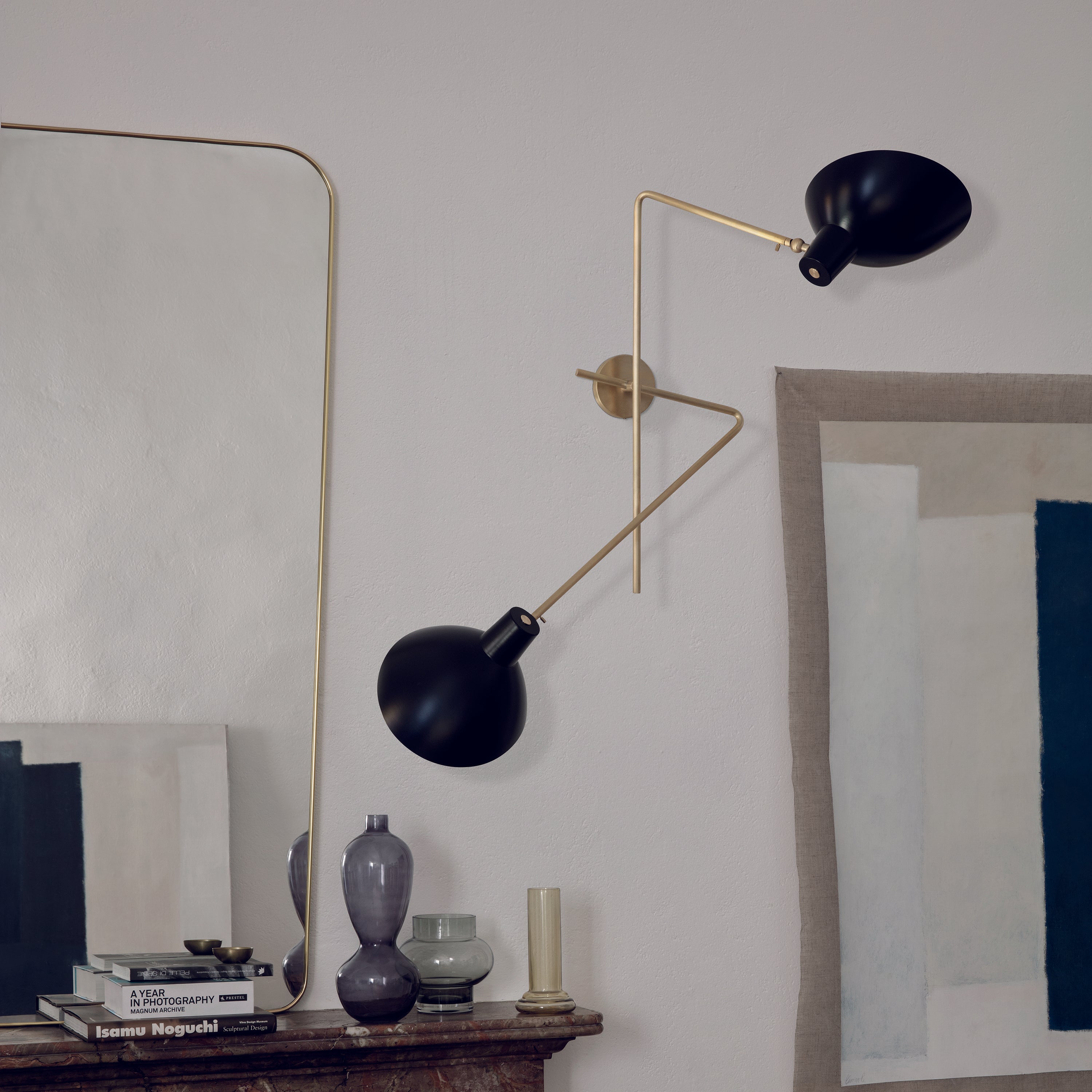 Nordic Minimalist twin wall light application scene