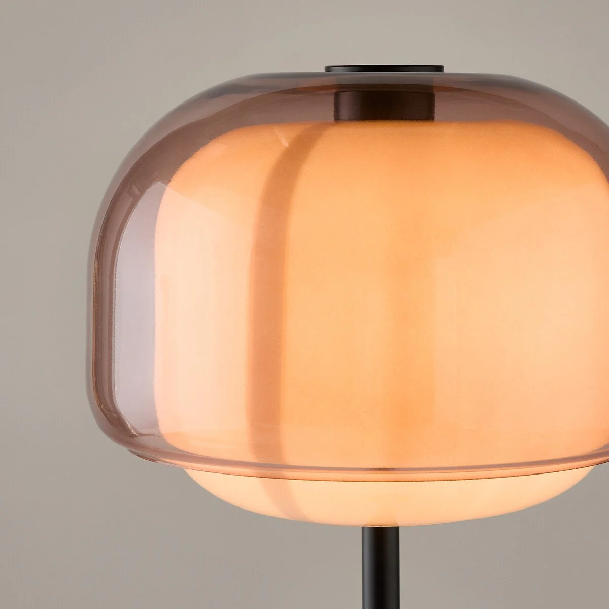 Clinco mushroom glass shade illuminated