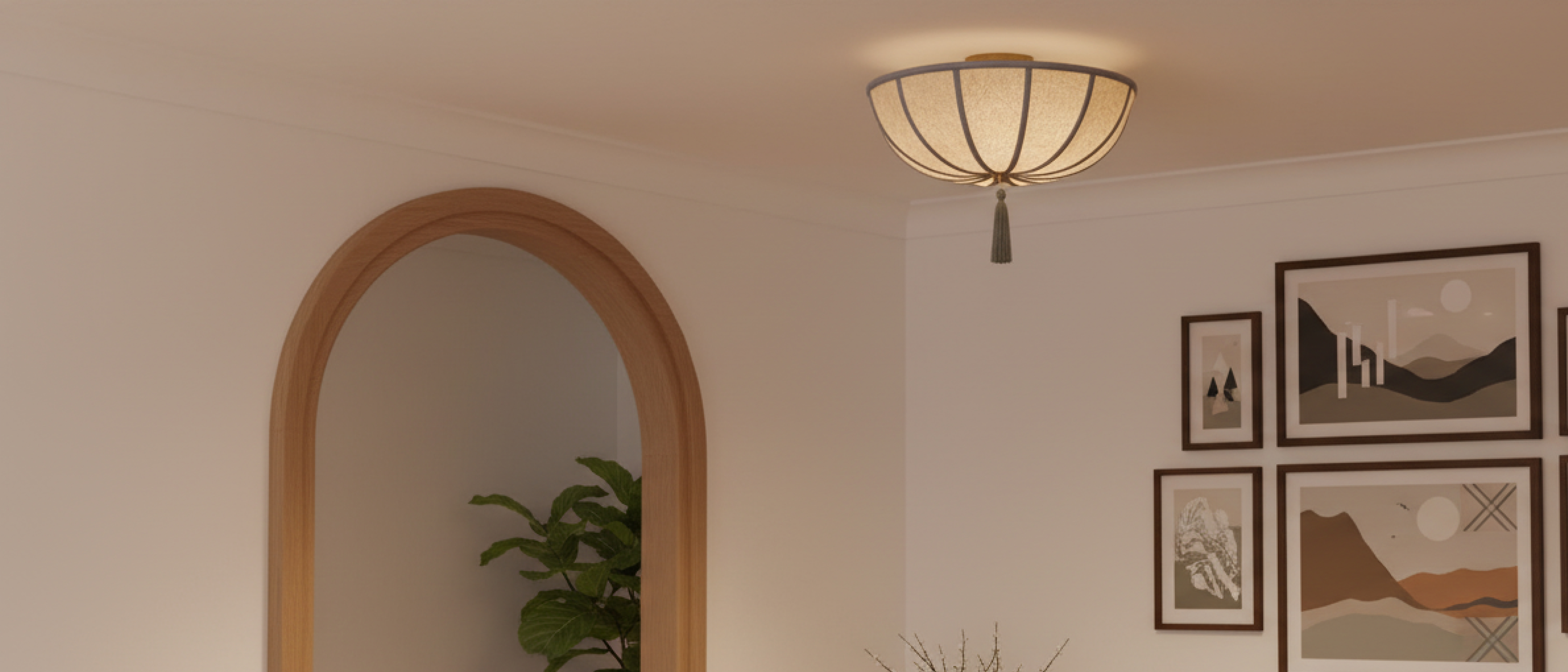 Valoflor ceiling light in a room