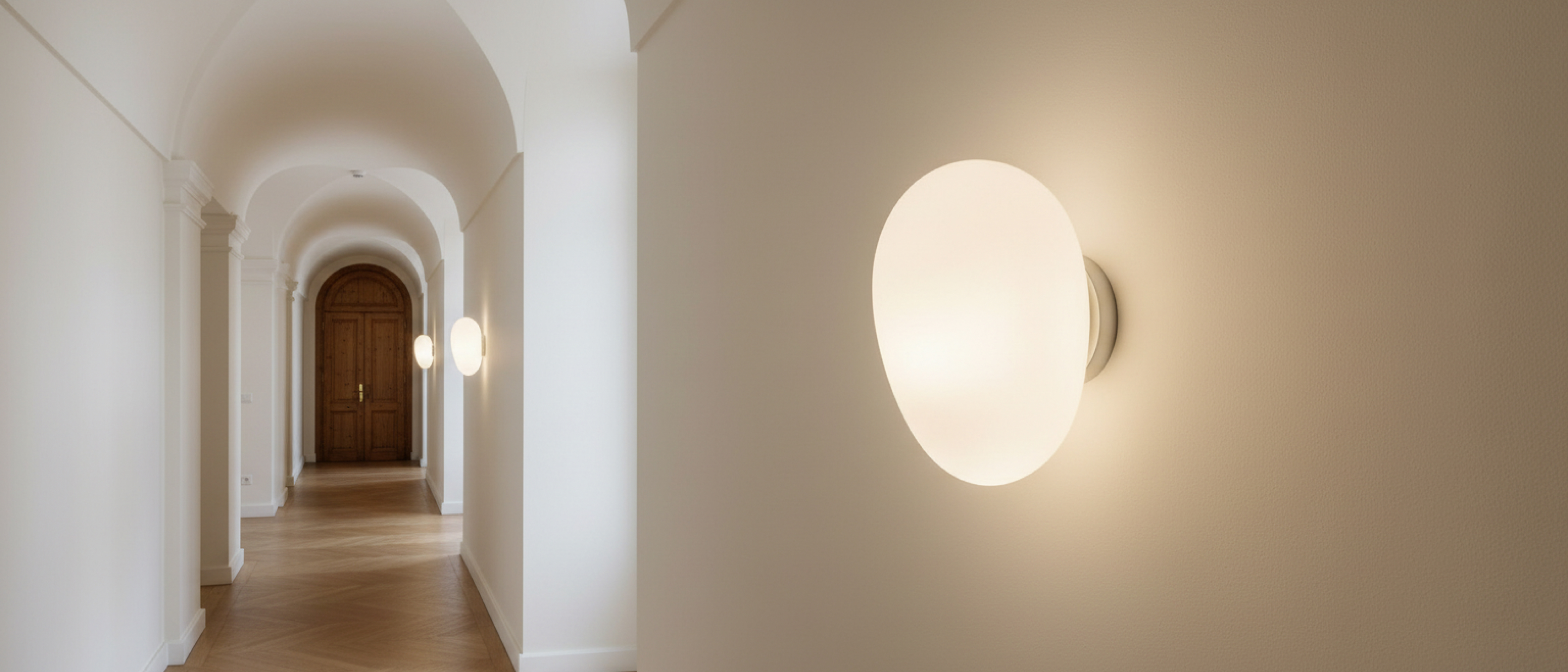 Stonea organic pebble lamp in a contemporary room