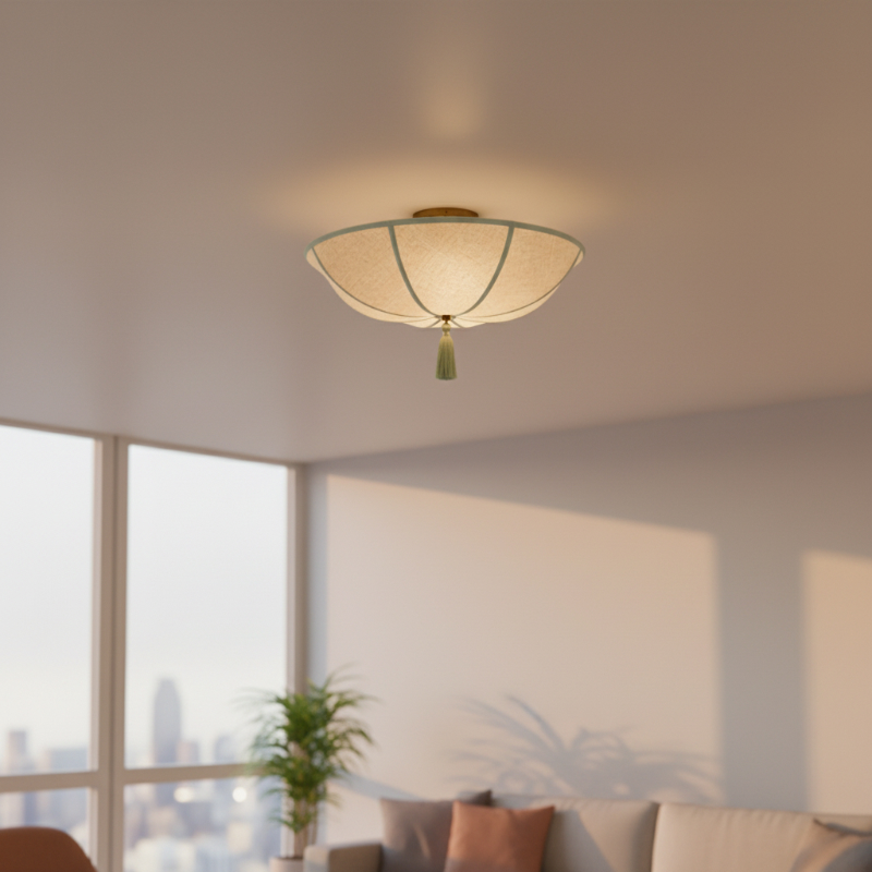Valoflor ceiling light in warm interior