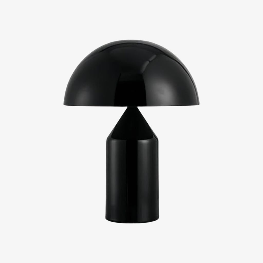 HaloVell bright white finish table lamp