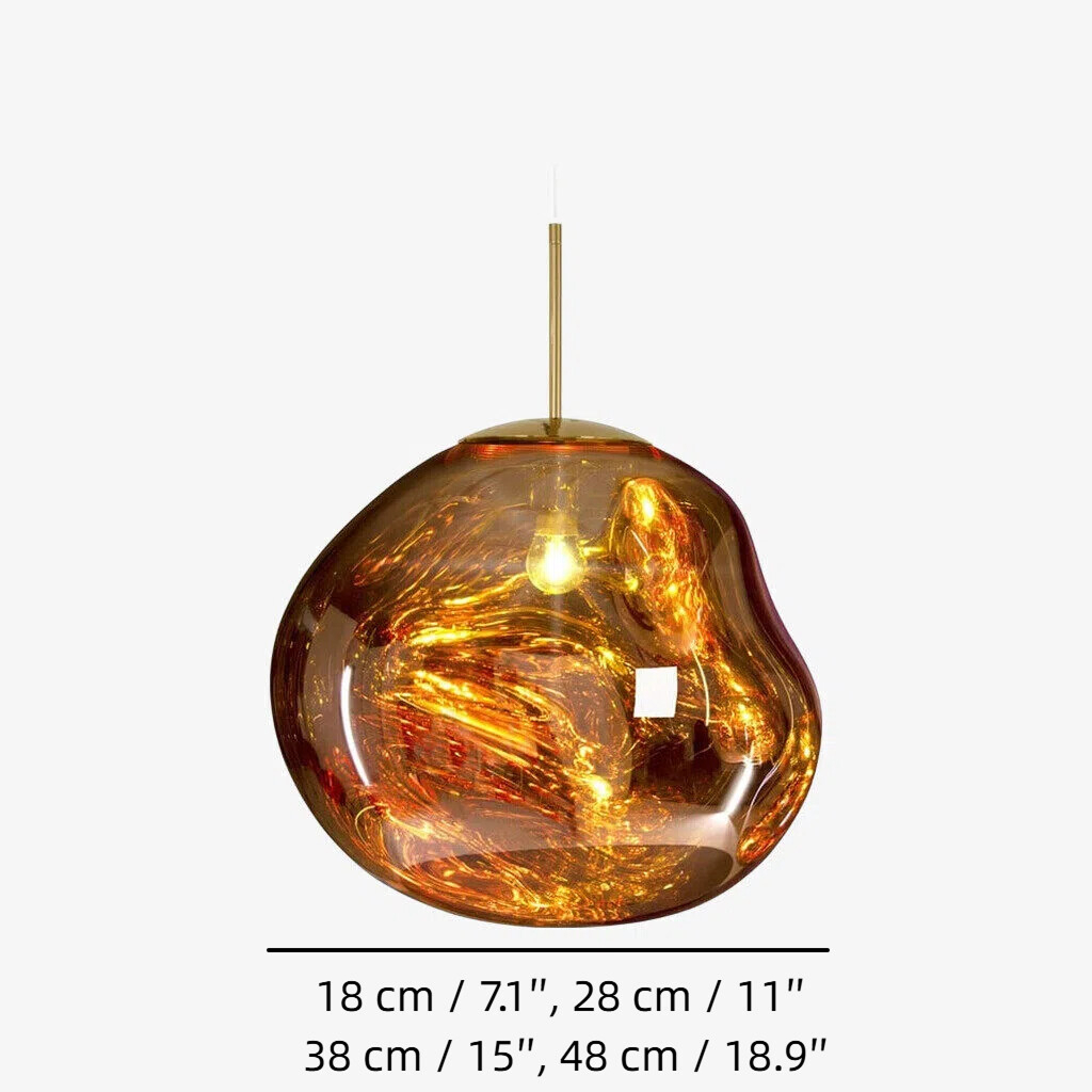 Glyador pendant light size 1 specification image