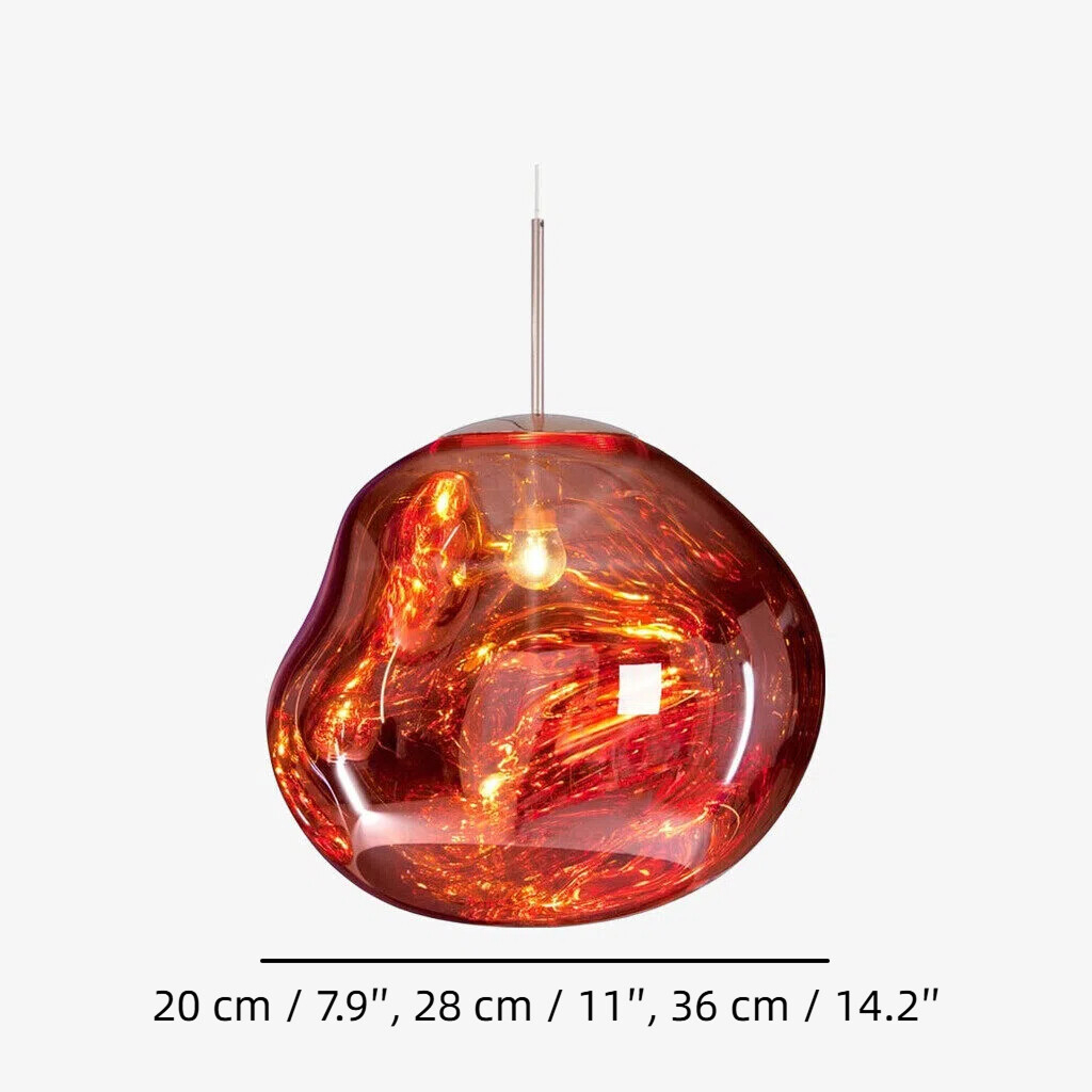 Glyador pendant light size 2 specification image