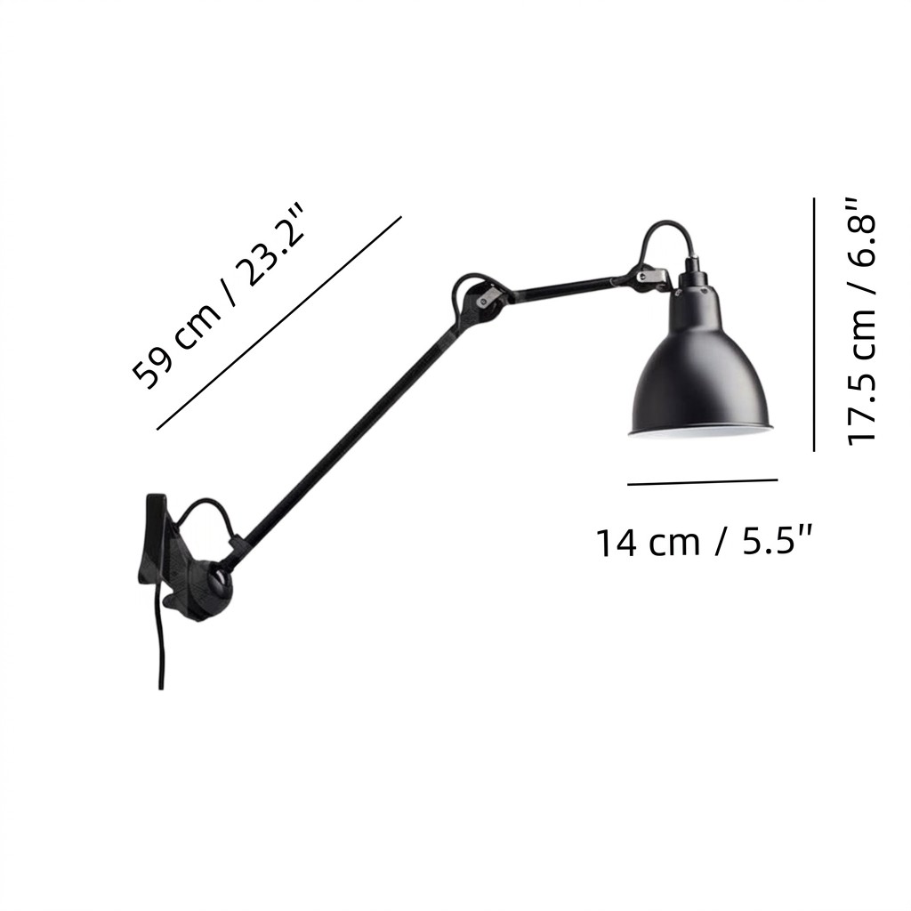 Size 2 dimensions for Articula wall light