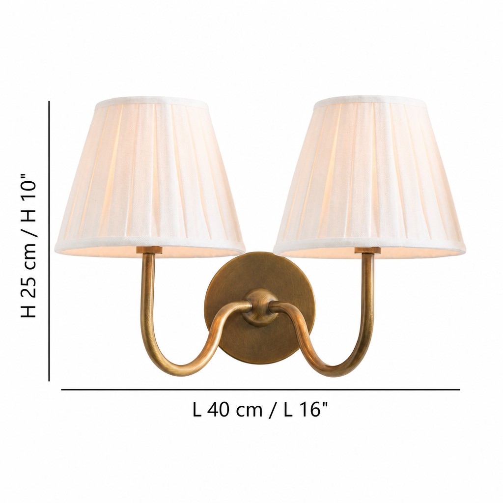 Size 2 dimensions for Luvora wall lamp