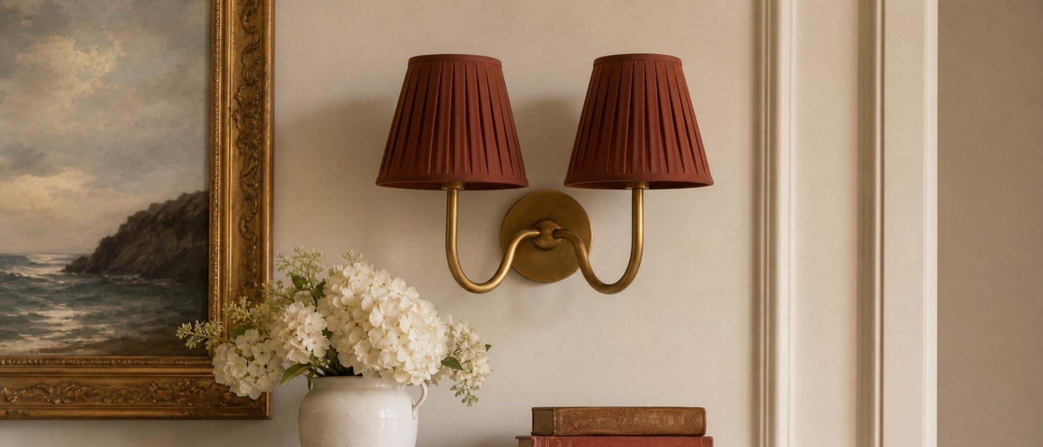 Luvora wall lamp in a soft interior scene
