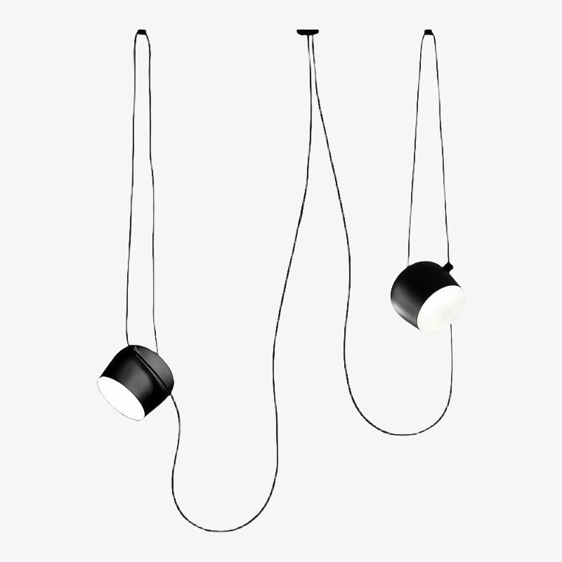 Axiomorna pendant lamp black two-head option