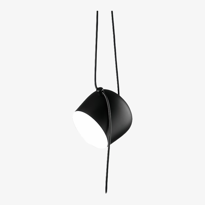 Axiomorna pendant lamp black single option