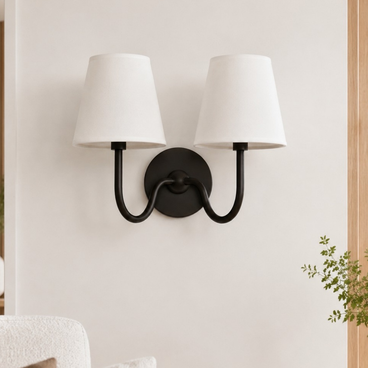 Luvora wall sconce finish option