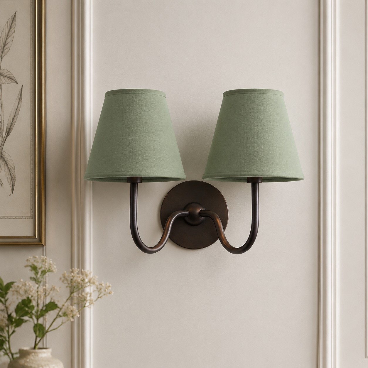 Luvora wall sconce finish option