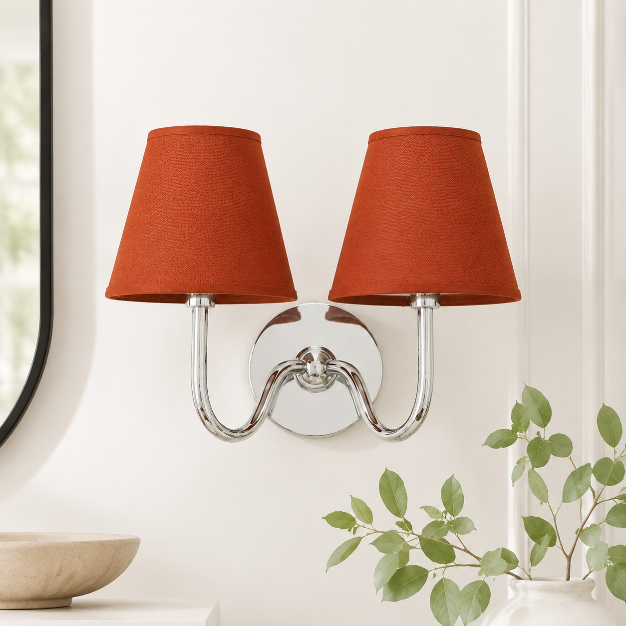 Luvora wall sconce finish option