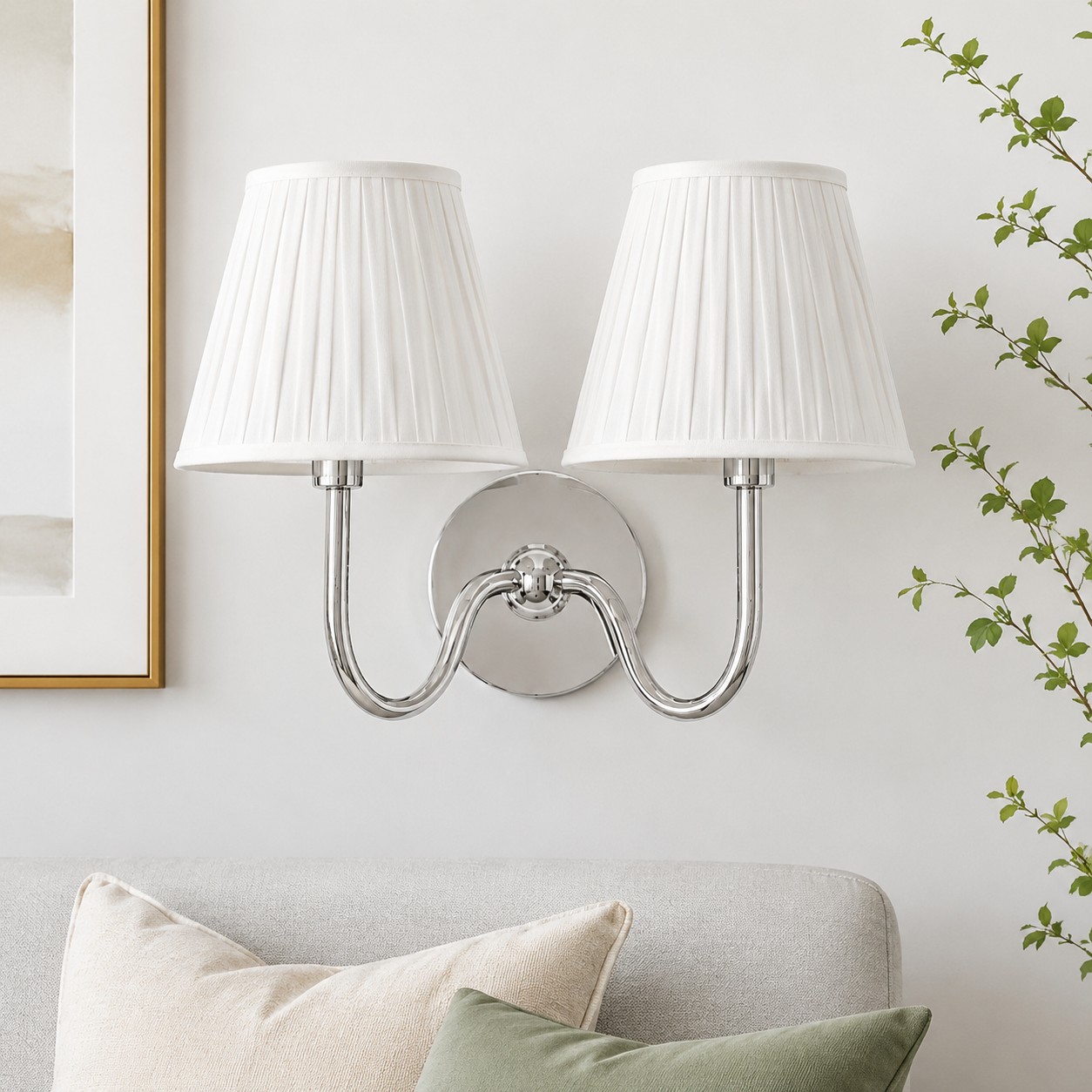 Luvora wall sconce finish option