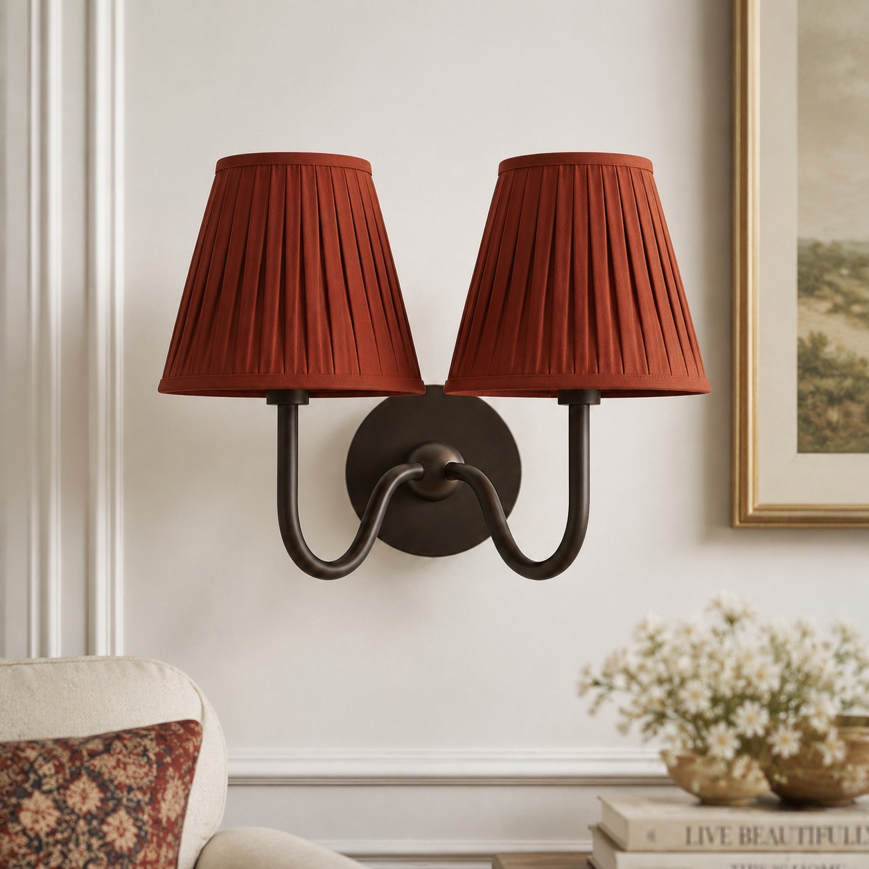 Luvora wall sconce finish option