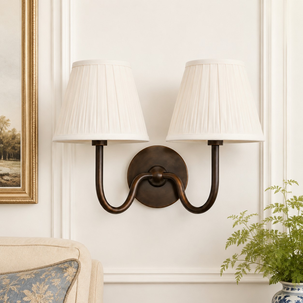 Luvora wall sconce finish option