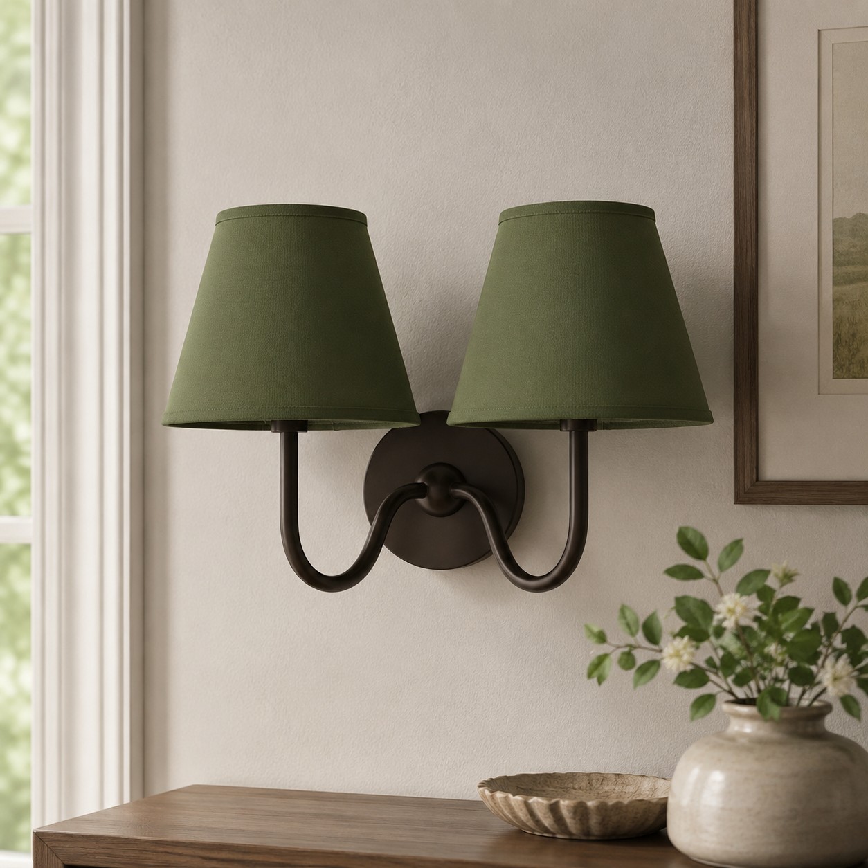 Luvora wall sconce finish option