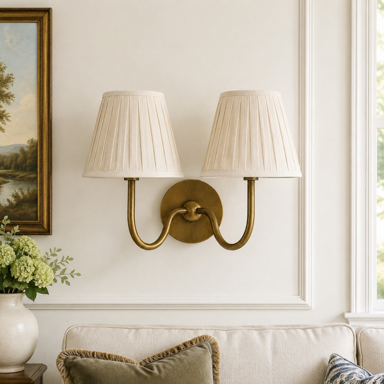 Luvora wall sconce finish option