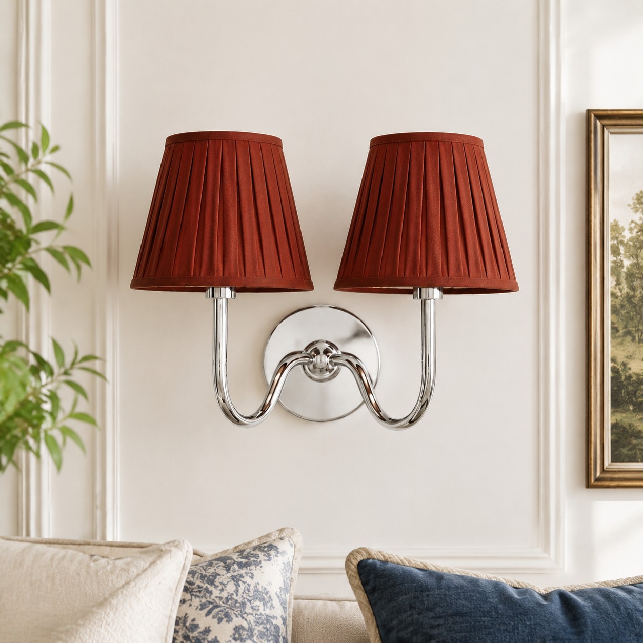 Luvora wall sconce finish option