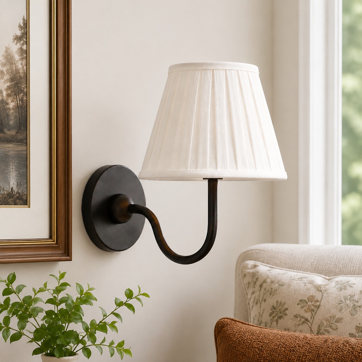 Luvora wall sconce finish option