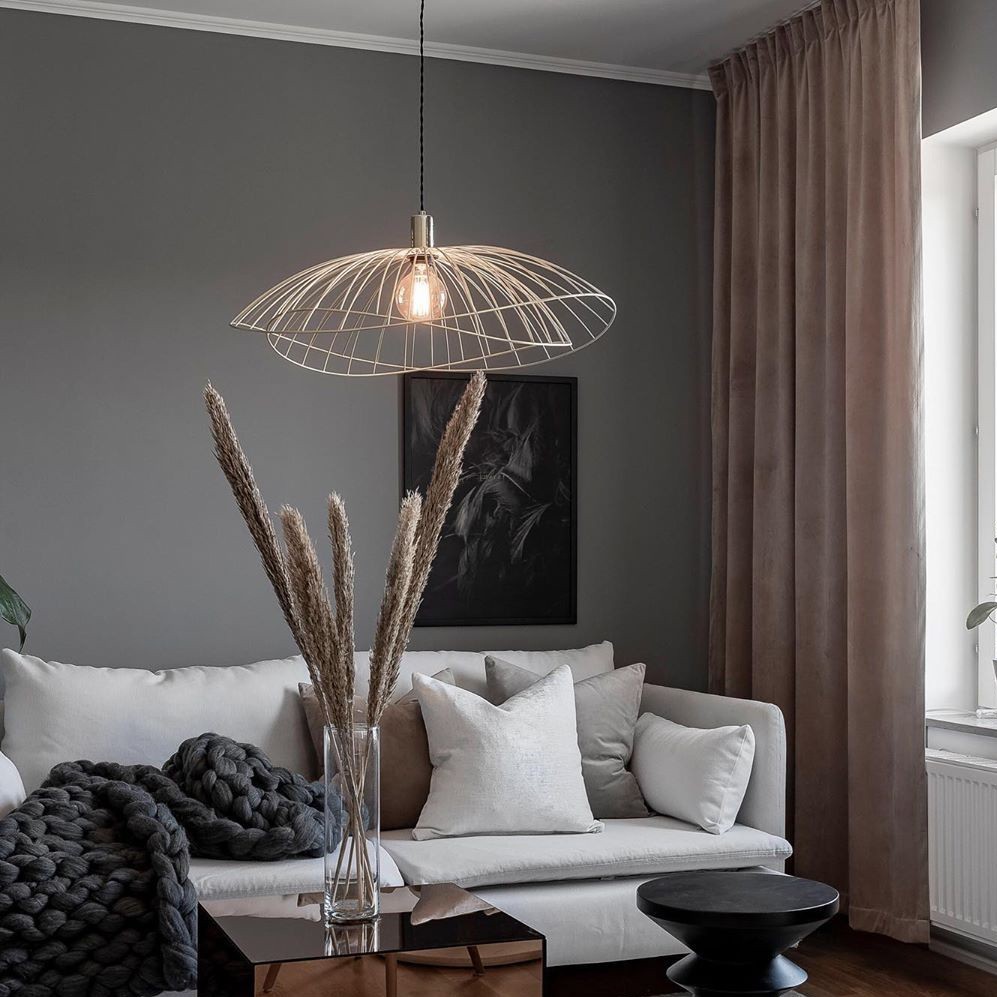 Ray metal pendant light