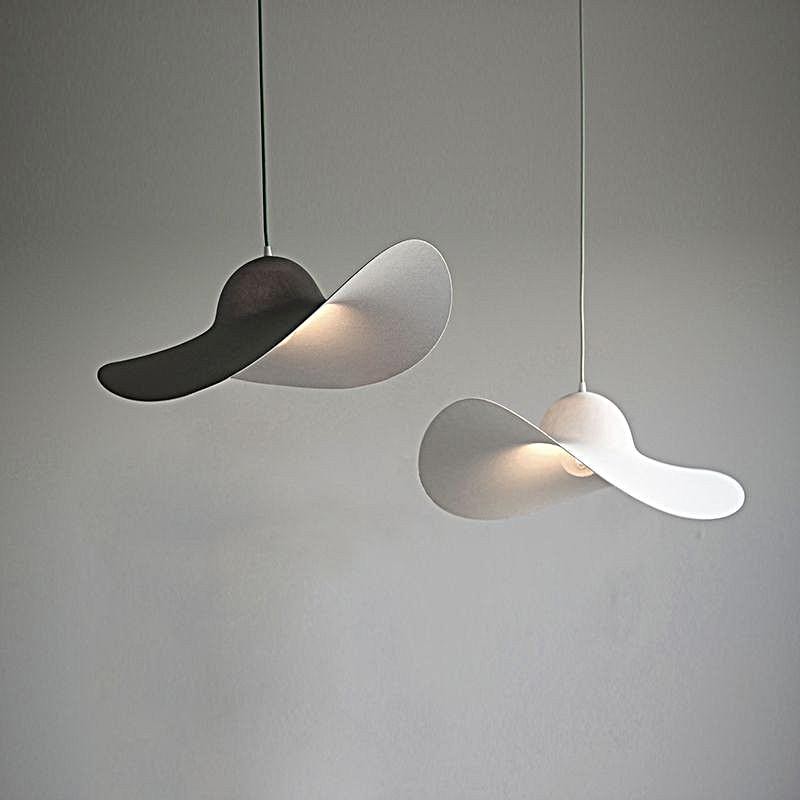 Italian Hat Straw Hat Pendant Lamp