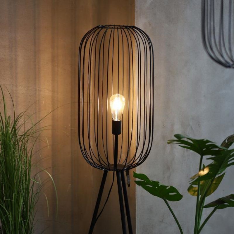 Stripe Cage Pendant Light