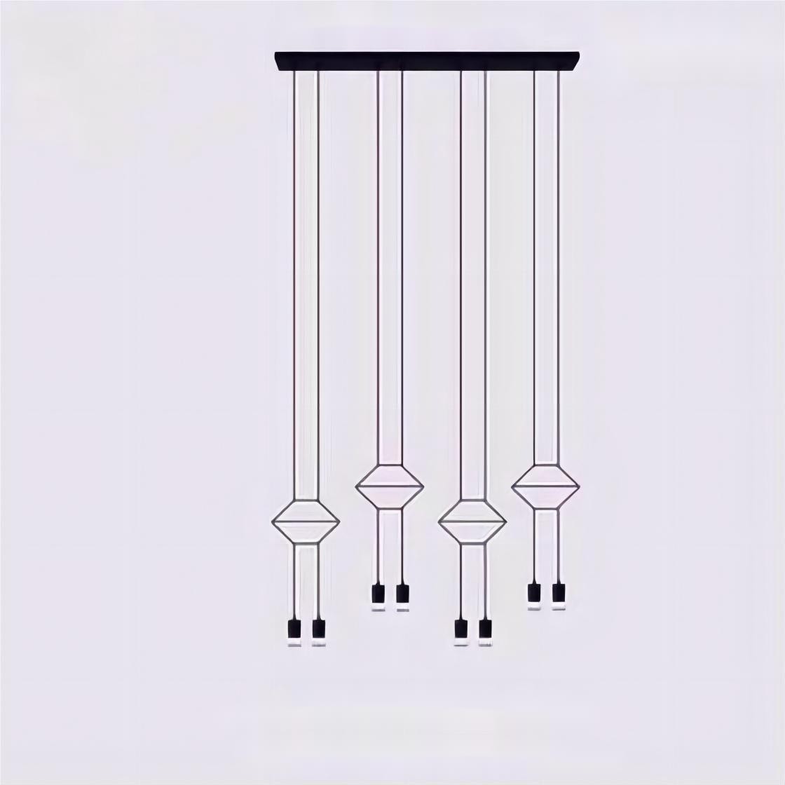 Wireflow Chandelier