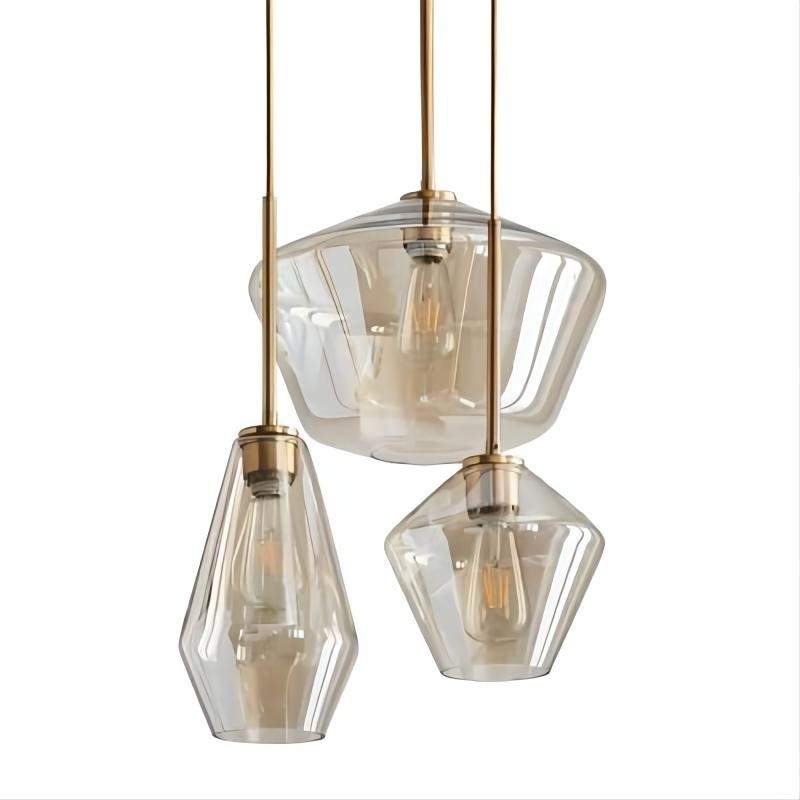 Geometric Glass Pendant Light