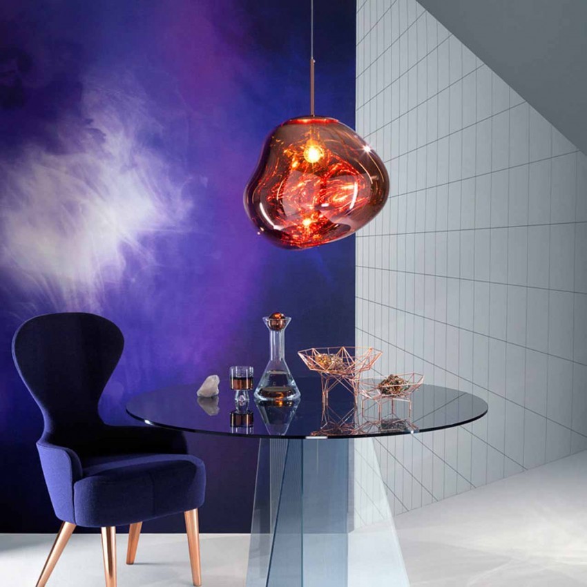 Glass Melt Pendant Light