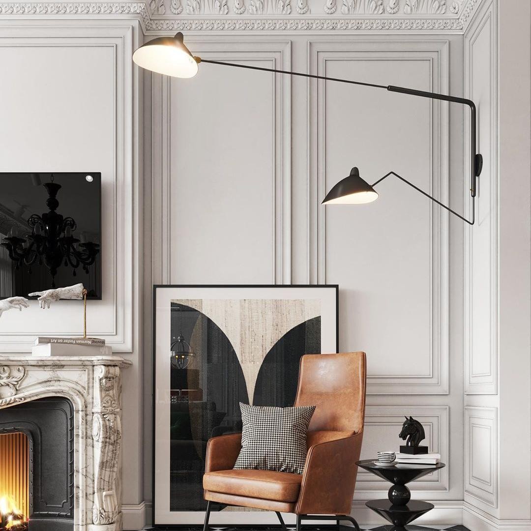 Serge Mouille Wall Sconce