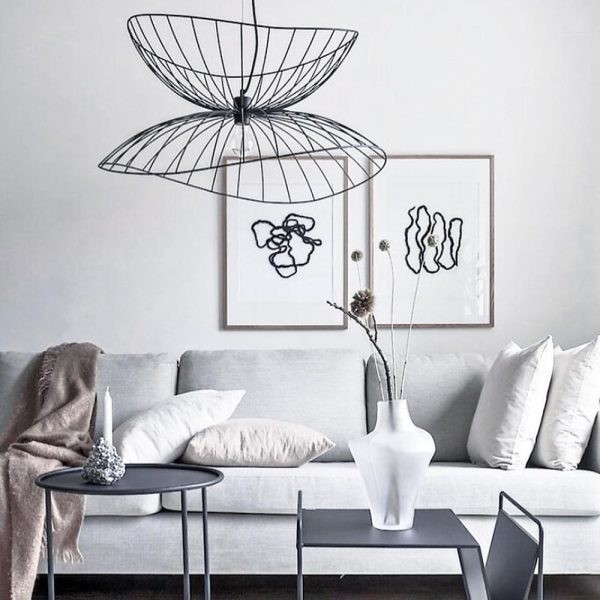 Ray metal pendant light