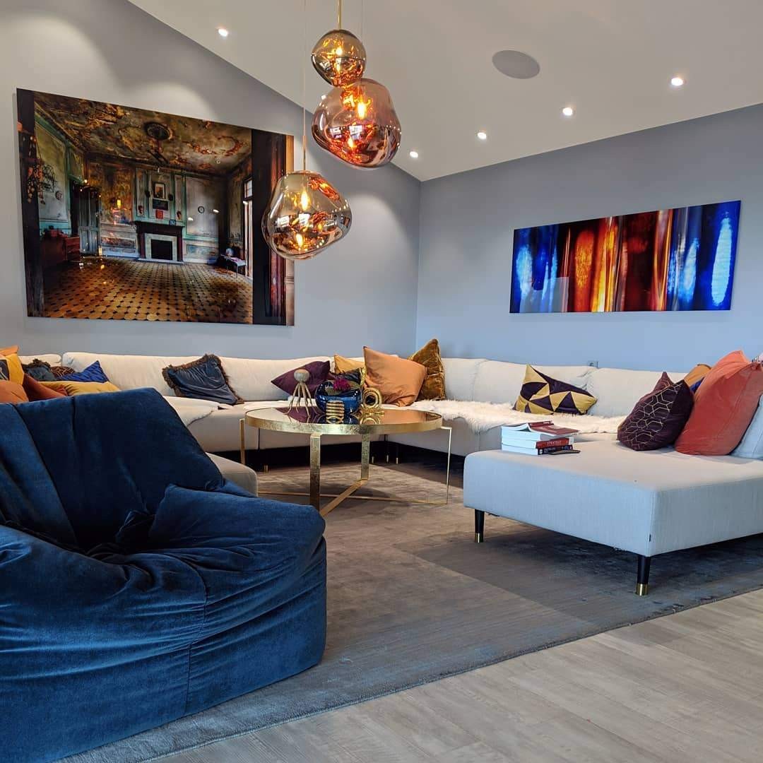 Glass Melt Pendant Light