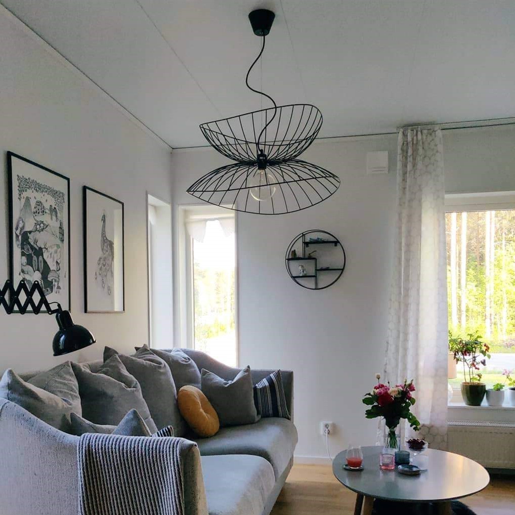 Ray metal pendant light