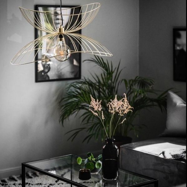 Ray metal pendant light
