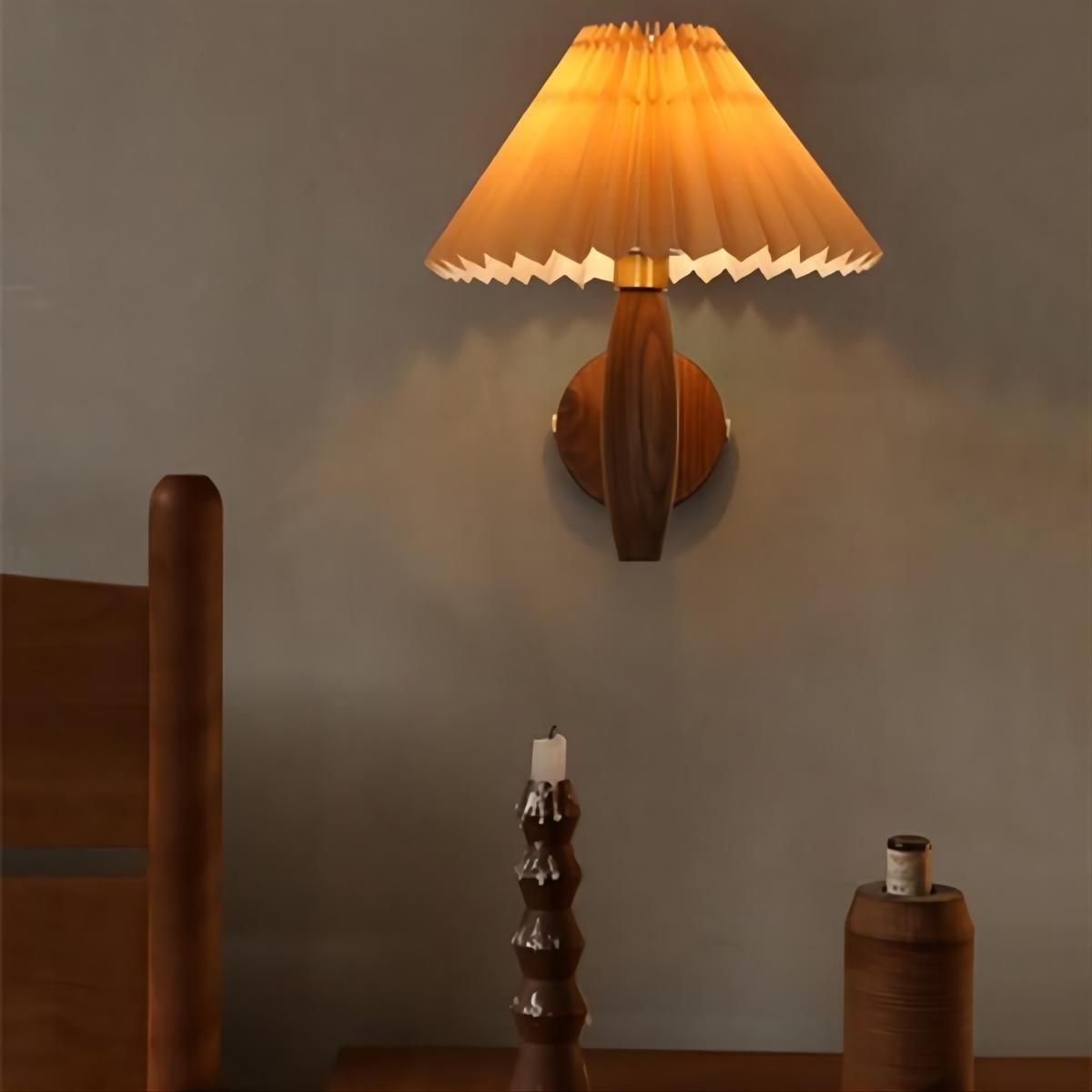 Wooden Wall Lamp