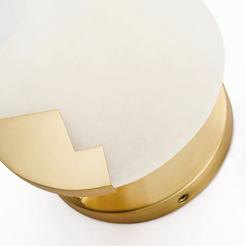 Pure Copper Marble Wall Lamp