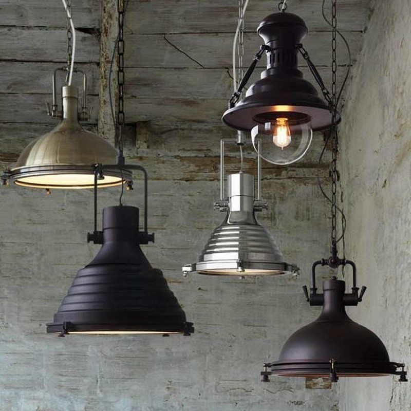 Industrial Country Metal Pendant Light