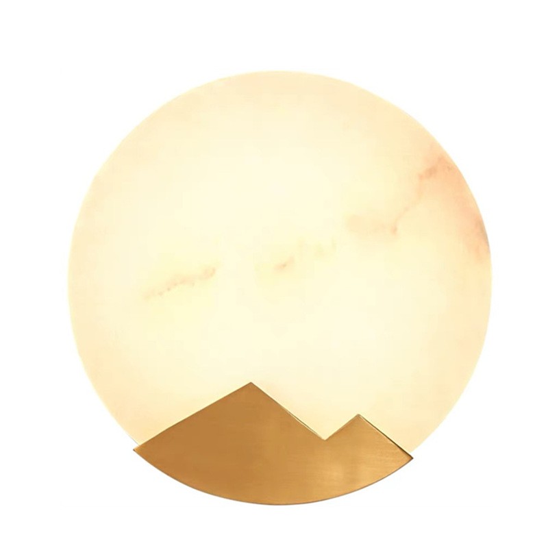 Pure Copper Marble Wall Lamp