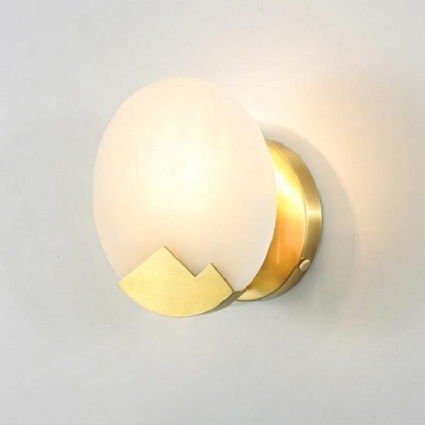 Pure Copper Marble Wall Lamp