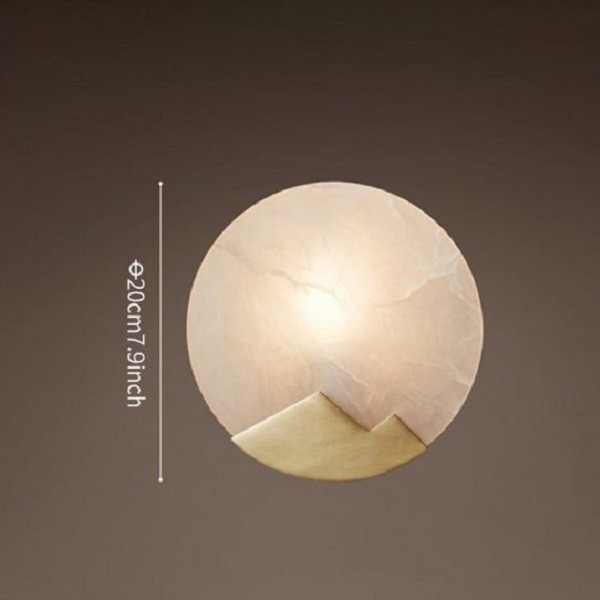 Pure Copper Marble Wall Lamp